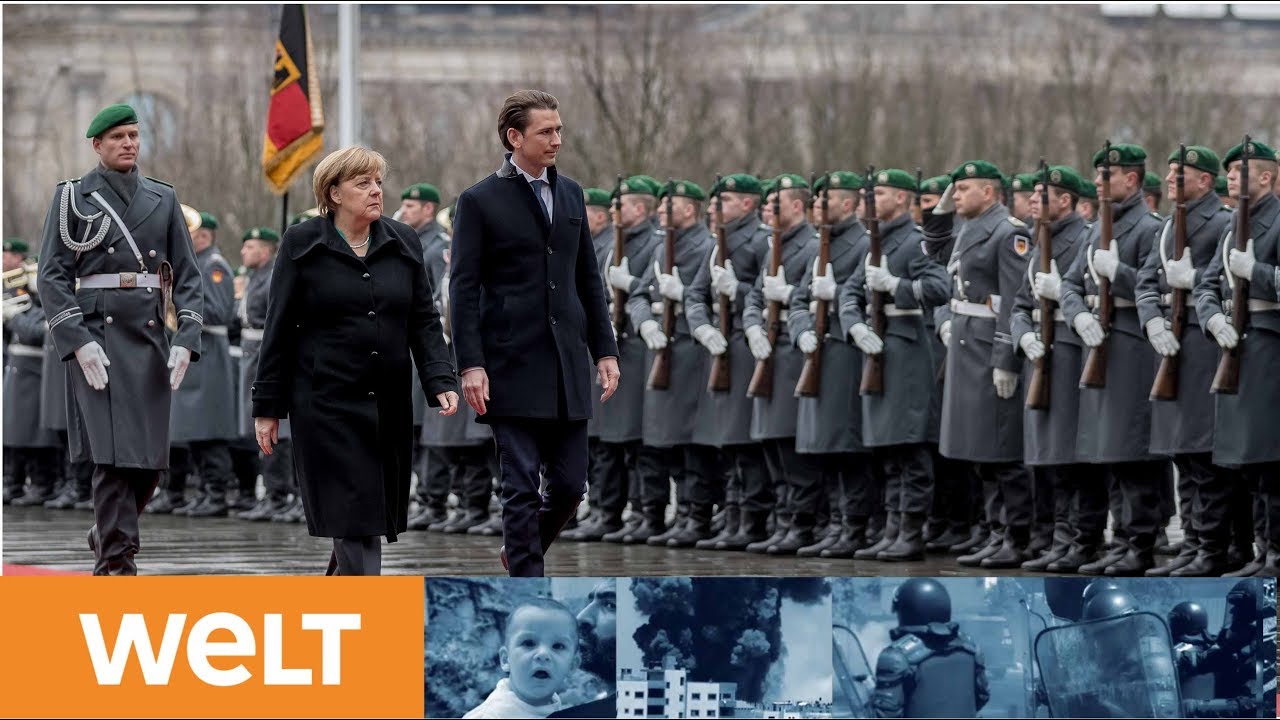 Antrittsbesuch: Sebastian Kurz macht Angela Merkel seine ...