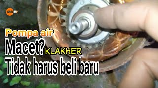 How to fix a stuck Panasonic GN-125H water pump