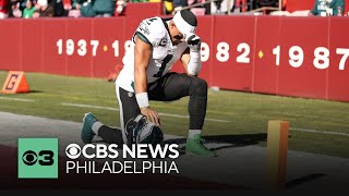 Philadelphia Eagles' Jalen Hurts is in NFL concussion protocol. Here's what that means.