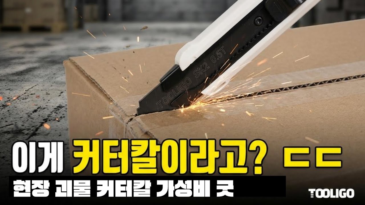 현장에서 막써도 되는 가성비 커터칼 툴리고 착한 커터칼