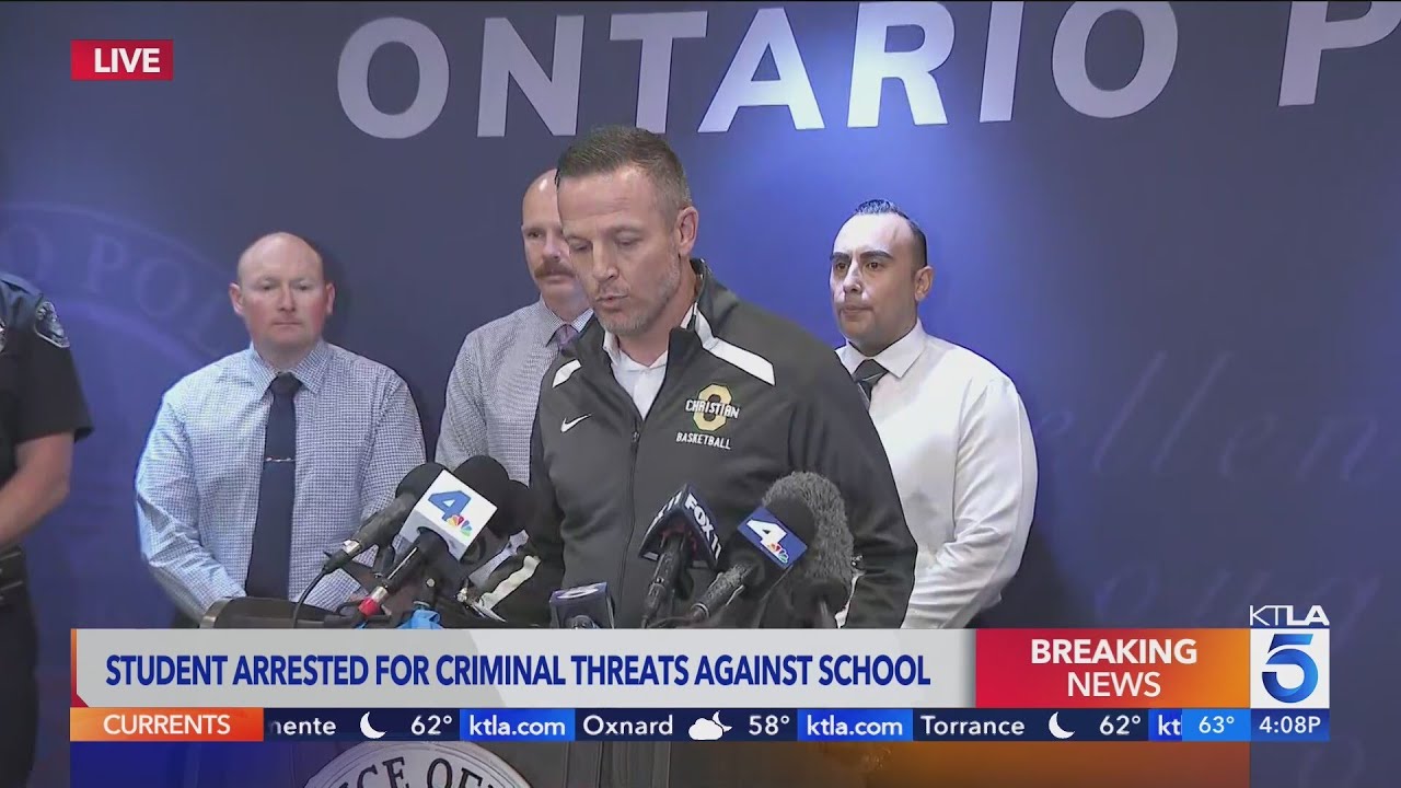 Student arrested for criminal threats against school - YouTube
