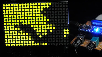 Bad Apple!! - Arduino + Led Matrix
