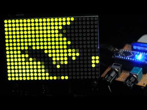 Bad Apple!! - Arduino + Led Matrix