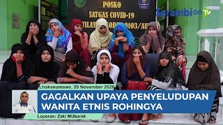 Anggota TNI Gagalkan Upaya Penyeludupan Wanita Etnis Rohingya Dari Kamp di Lhokseumawe