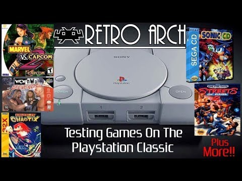 Playstation Classic Running Dreamcast / N64 / Sega CD / 32X / Genesis / GBA using RetroArch