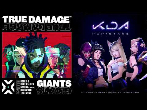 True Damage vs K/DA Mashup! [Giants x Pop/Stars]