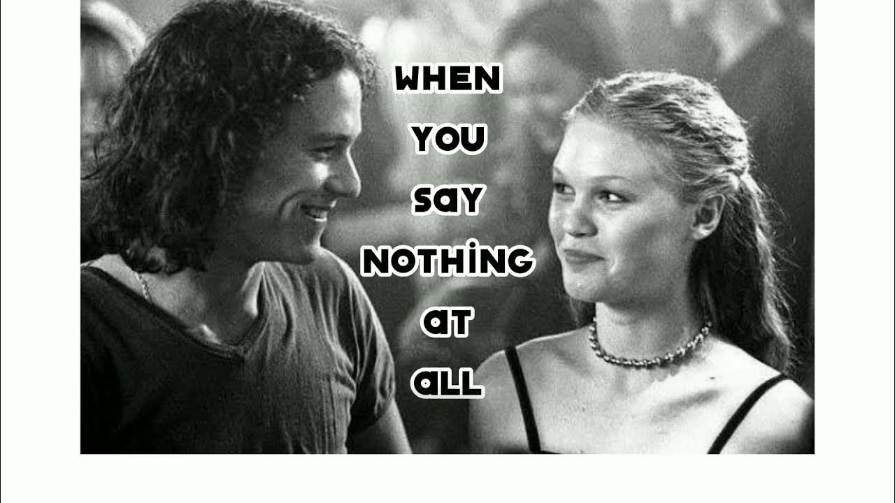 Can you say when your. Nothing to say. Nothing at all. When you say nothing at all (feat Ronan Keating). Lucy Stone nothing you can say.