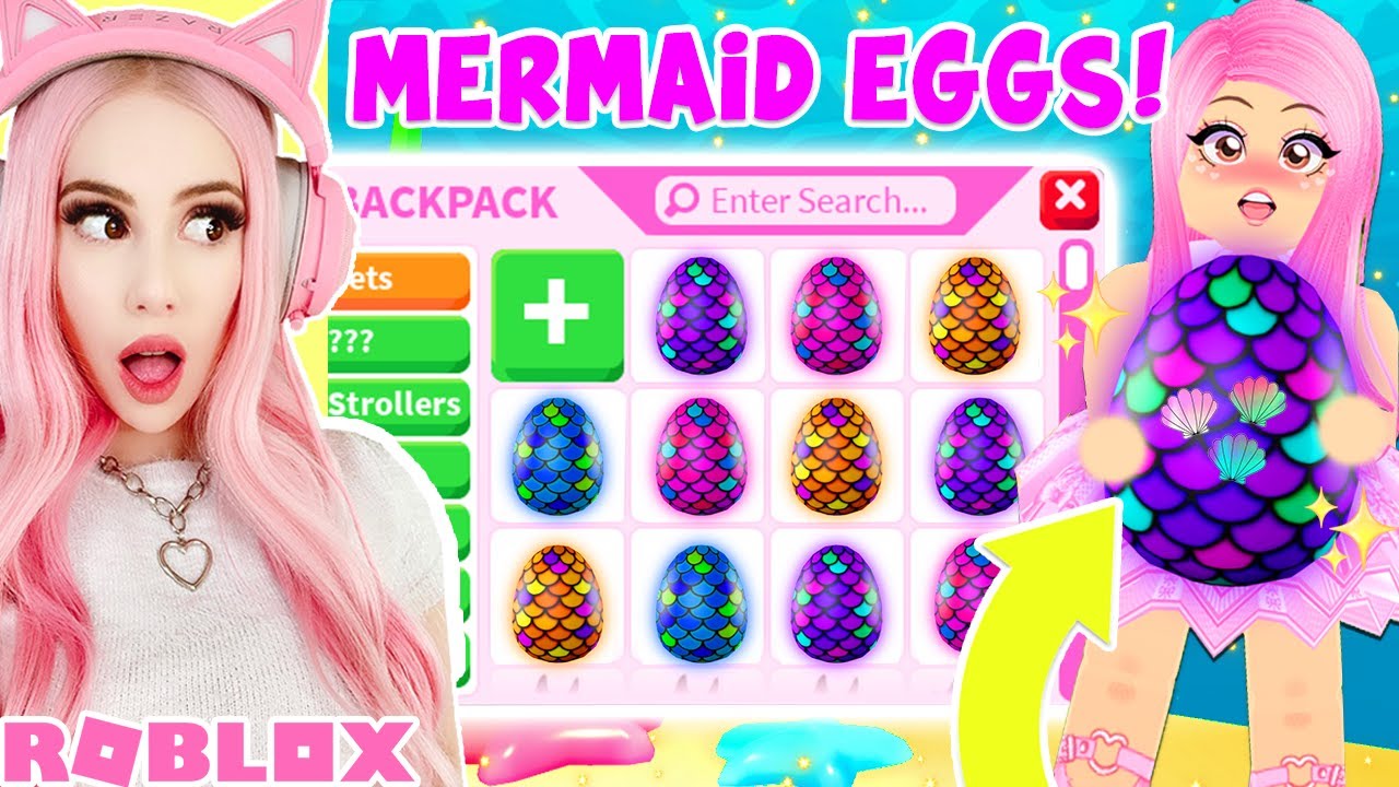 I Got All The Brand New Mermaid Eggs In Adopt Me Roblox Adopt Me Youtube - youtube roblox adopt me new mermaid house