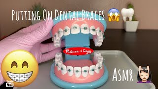ASMR | Placing Dental Braces | Melissa and Doug super smile dental kit | Dental role play