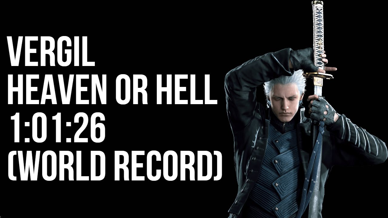 Devil May Cry 5 Special Edition Vergil Former WR SPEEDRUN YouTube