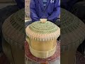 Making a beautiful Basket with bamboo #diy #shorts