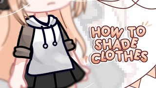How To Shade Clothes || Gacha Tutorial || [Eng/Indo]
