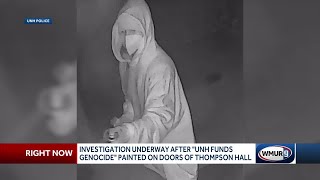 Surveillance image released after UNH building vandalized