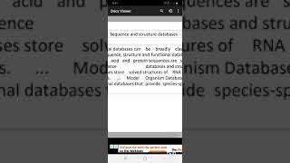 Bioinformatics sequences and databases