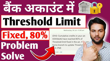 (014)-Cumulative credits in your a/c XXXXXXXX have reached 80% of Threshold limit fixed