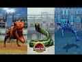 ALL MAXED DINOSAUR TOURNAMENT | JURASSIC VS AQUATIC VS GLACIER  || JURASSIC PARK BUILDER