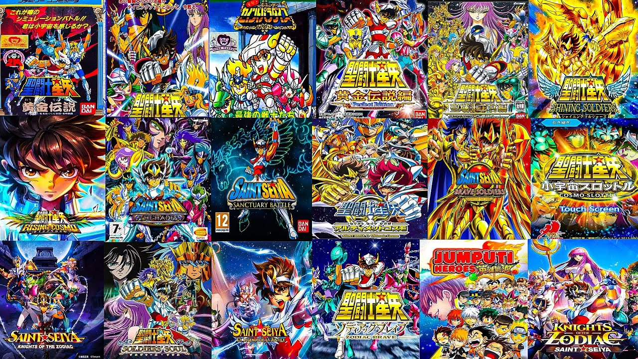 Эволюция игр SAINT SEIYA (1987–2022)