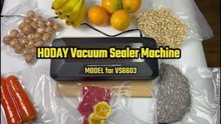 Vacuum Sealer Machine, HODAY 80kPa Food Preservation Sealing Machine for model 6603