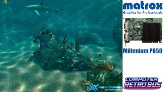 Matrox P650 Reef Demo | Retro GPU Benchmark + Frame Counter @ 1024 x 768 resolution