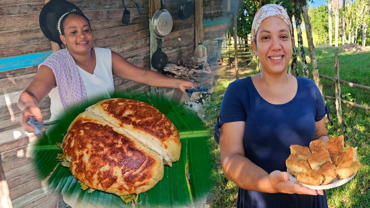 Altagracia Seca La Yuca En Un Saco Para Hacer Este Tradicional Pan I Costumbres De Los Campos