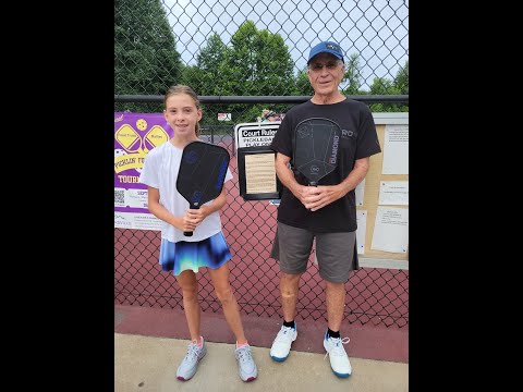 Up and Coming Pickleball Player with her new Six Zero Sapphire