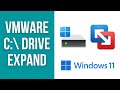 Extend VMware C drive size (Windows 11 guest/host)