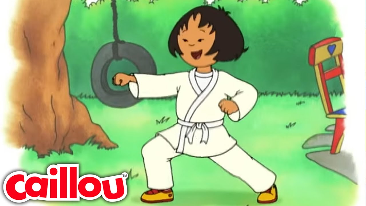 Caillou aprende karate | Caillou Español - WildBrain | Caricaturas para niños