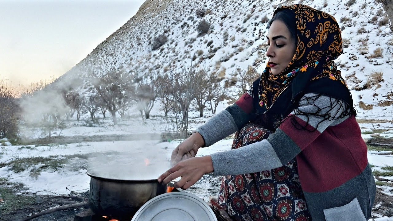 Daily Village Life: local,milk soup, cooking milk soup in Iranian rural ...