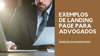 EXEMPLOS DE LANDING PAGE PARA ADVOGADOS