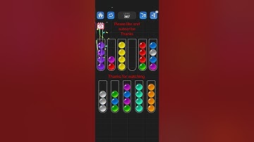 BALL PUZZLE LEVEL 367 MIND BLOWING BRAIN GAMING 🤯🤯🔥 #shorts #ballpuzzle #viral