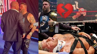Triple H Confronts Kevin Owens After Saturday Nights Main Event Off Air In 2024#wwe