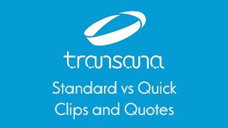 A Brief Comparison of the Standard and Quick Creation Methods for Quote and Clip