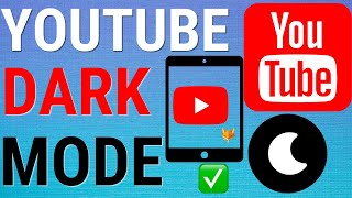 YouTube on iPad: Enable Dark Mode screenshot 1