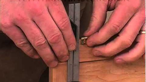 Lie-Nielsen No.40B Butt Mortise Plane: Setup & Use