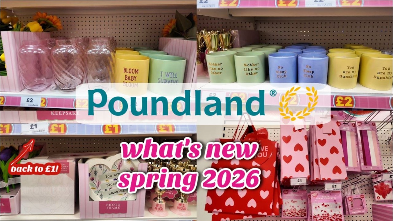 POUNDLAND SHOP WITH ME ✨ | Home Decor, Spring Refresh & Affordable Clothing