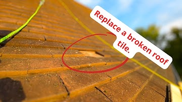 Quick and easy roof tile replacement.