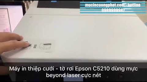 Epson pro WF-C5210DW in thiệp cưới, tờ rơi siêu tốc