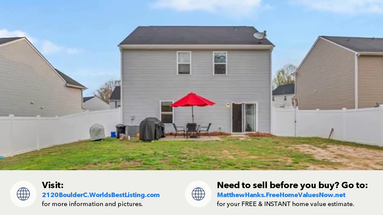 2120 Boulder Court, Gastonia, NC Presented by Matthew Hanks Real Estate