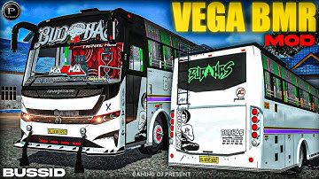 Bussid New VEGA BMR Bus Mod For Bus Simulator Indonesia I Released I Free mod I #bussidmods