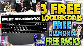 3 NEW FREE LOCKER CODES TO USE IN NBA 2K19 MYTEAM!! DIAMONDS AND TONS OF MT! NBA 2K19