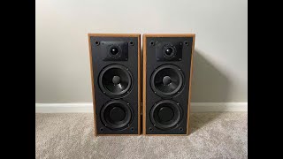 Polk Audio M5JR Monitor Series Home 2 Way Bookshelf Vintage Speakers
