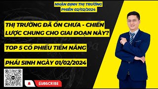 NHẬN ĐỊNH THỊ TRƯỜNG PHIÊN 02/02/2024 : THỊ TRƯỜNG  ĐÃ ỔN CHƯA - CHIẾN LƯỢC CHUNG CHO GIAI ĐOẠN NÀY?