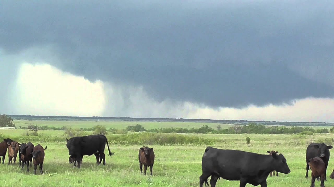 Tornado near Amber, OK, May 6, 2015 YouTube