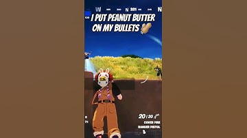 One Player Self Imploded And I Killed The Other Sweat Really Easy With Peanut Butter Bullets #shorts