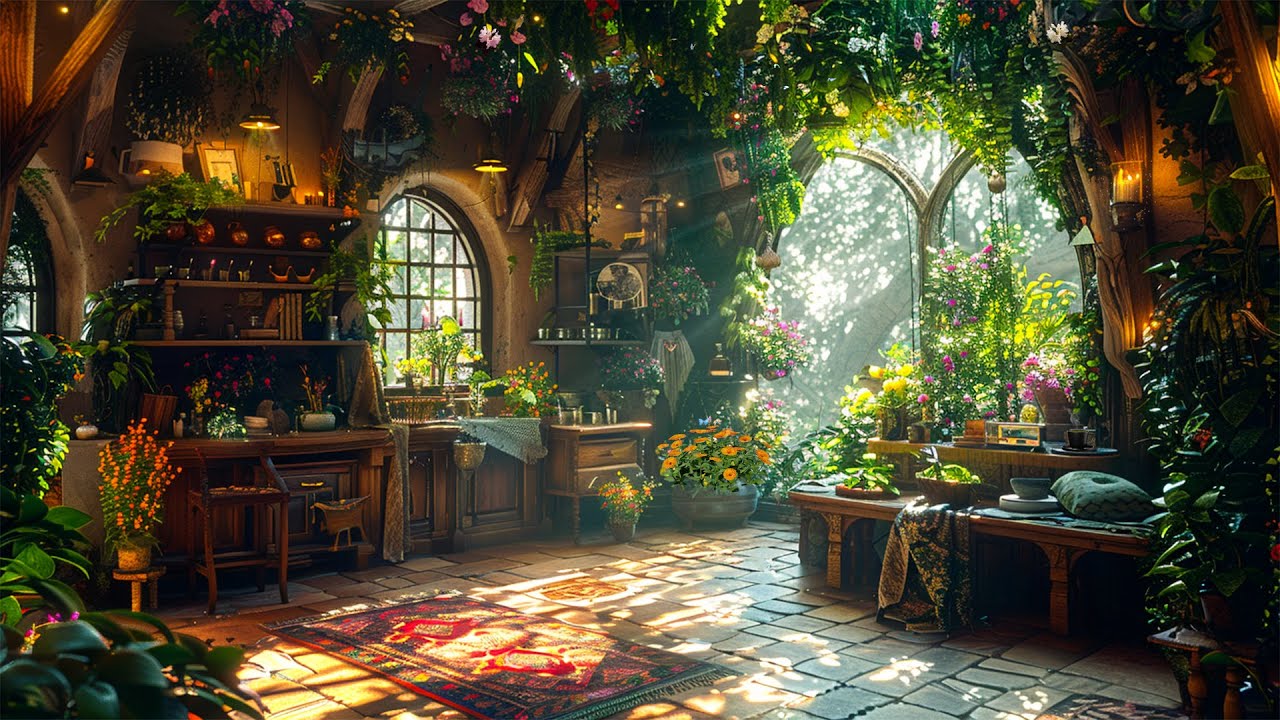 Peaceful Exotic Plants Cottage of The Pixie Forest | Soft Magical Flute Music & Nature Ambience Peaceful Exotic Plants Cottage of The Pixie Forest | Soft Magical Flute Music & Nature Ambience