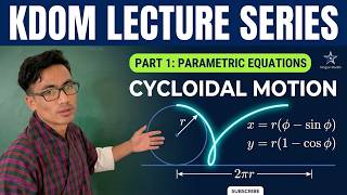 3. Follower Executing Cycloidal Motion | Parametric Equation of a Cycloid |  Part 1 | Cams | KDOM