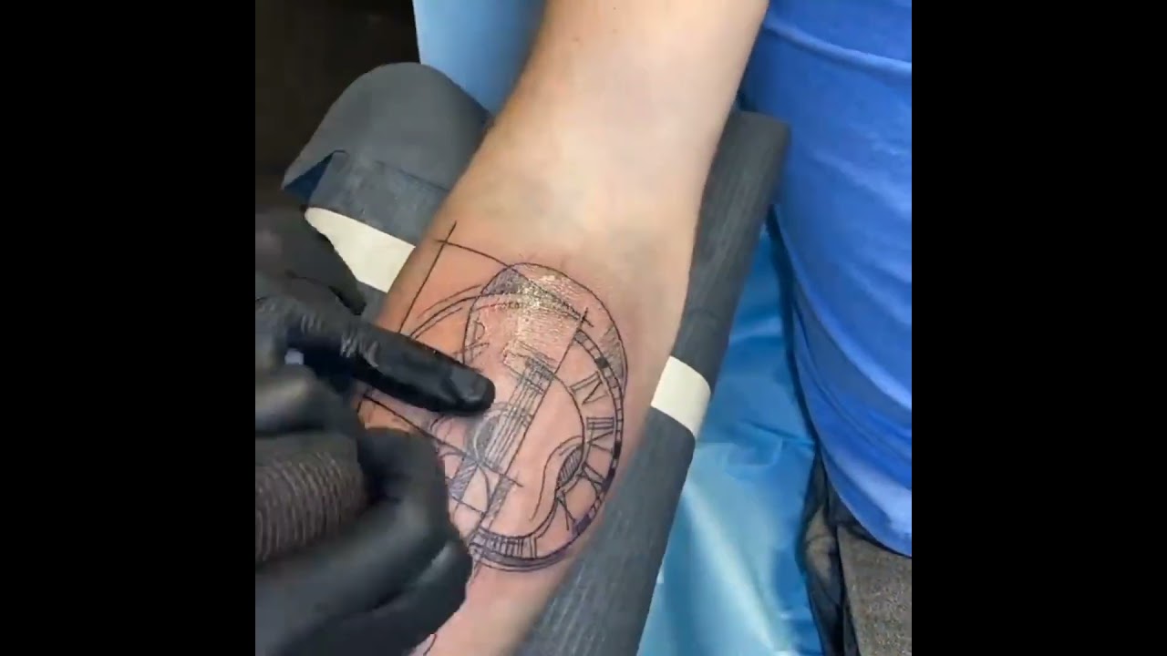 Guitar tattoo | The Tattoo Castle  