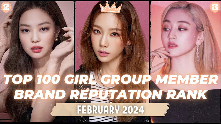 The top best kpop girl groups of 2023 vote năm 2024