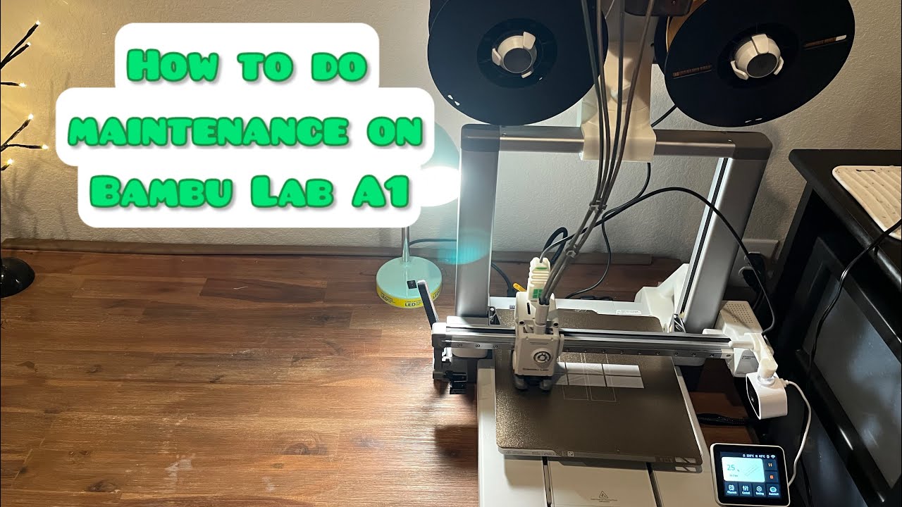 How to do maintenance on Bambu Lab A1 - YouTube