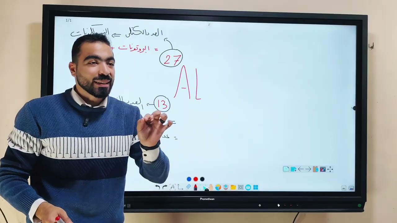 التركيب الذري والتوزيع الالكتروني والروابط الكيميائيه ، علوم الصف الاول الاعدادي